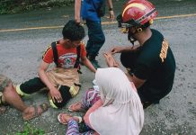 Dua Korban Luka Lecet, Perjalanan Belasan Kendaraan Terhalang, Akibat Minyak Tumpah dan Berceceran di Jalan Dalam Kota Muara Teweh