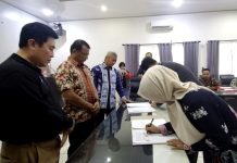 Pemkab Barito Utara Gelontorkan Dana Hibah Pilkada ke KPU dan Bawaslu Rp36,6 Miliar Penandatanganan NPHD dari Pemkab Barito Utara kepada KPU dan Bawaslu