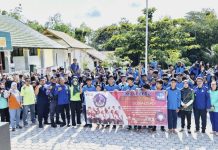 SMPN 9 Muara Teweh Gandeng Disdamkarmat Barito Utara Laksanakan Program P5