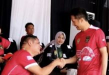 UCI Mountain Bike Eliminator World Championships 2023 Dibuka, Pj Bupati Barito Utara Hadir Pembukaan UCI Mountain Bike Eliminator World Championships 2023 di kompleks Stadion Tuah Pahoe, Palangkaraya, Minggu 12 November 2023. Para kepala daerah se-Kalteng termasuk Pj Bupati Barito Utara turut hadir(Istimewa)