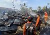 12 Rumah Terbakar di Mandomai, Kapuas Kebakaran di Mandomai, Kabupaten Kapias, Kalimantan Tengah, Rabu (15/11/2023) pagi. (Istimewa)