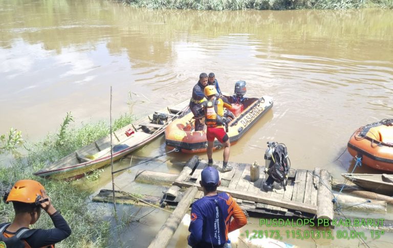 Korban tenggelam di Sungai Setalar terus dicari oleh tim gabungan.