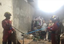 Warga Muara Teweh Ini Panik Lihat Ular Kobra di Gudang Mebel Warga panik lihat ular kobra.