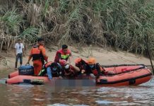 Jenasah Korban Tenggelam di Sungai Setalar Ditemukan
