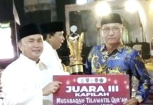 Kafilah Barito Utara Juara Terbaik III MTQH ke-XXXI Kalteng
