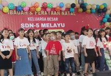 Keluarga Besar SDN 5 Melayu Rayakan Natal