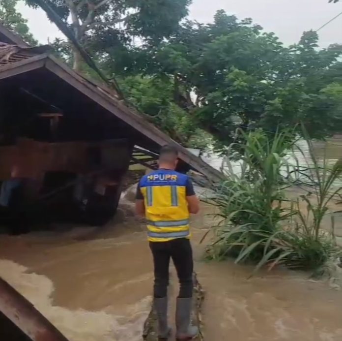 Banjir di Kabupaten HSU, Kalsel.