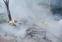 Pas Natal, Sebuah Rumah di Desa Ipu, Barito Utara Terbakar