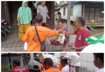 Nelayan Teluk Siwak Bagikan 10 Persen Pendapatannya kepada Warga Terdampak Banjir di Kecamatan Montallat