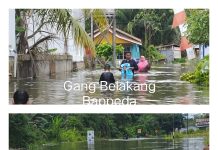 Banjir di Barito Utara ; 8.064 Rumah Terendam Air, Korban Terdampak 41.200 Jiwa