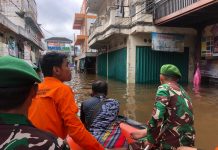 Tanggap Darurat Banjir, Kodim 1013 MTW Siagakan Personil Pantau Situasi