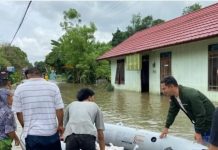 Puluhan Rumah di Tabalong Terendam Banjir Luapan Sungai Mangkusip