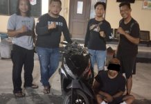 Melawan Polisi Saat Ditangkap, Maling Motor di Kapuas Didor