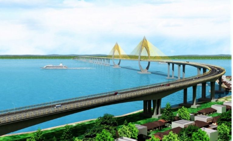 Sedot Anggaran Rp15,53 Triliun, Kalimantan Timur Bangun Jembatan Tol Teluk Balikpapan