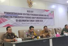 Perda APBD Barito Utara Belum juga Direkomendasi Gubernur Kalteng, Padahal sudah Kick Off Kontrak Proyek