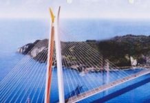 Pembangunan Jembatan Terpanjang di Indonesia, Penghubung Kotabaru-Tanah Bumbu, Bakal Dilanjutkan Desain Jembatan Pulau Laut, menghubungkan Kabupaten Kotabaru dan Tanah Bumbu atau Pulau Laut, Kabupaten Kotabaru, Kalimantan Selatan, dengan daratan Pulau Kalimantan.(Capture Banjarmasin Post)