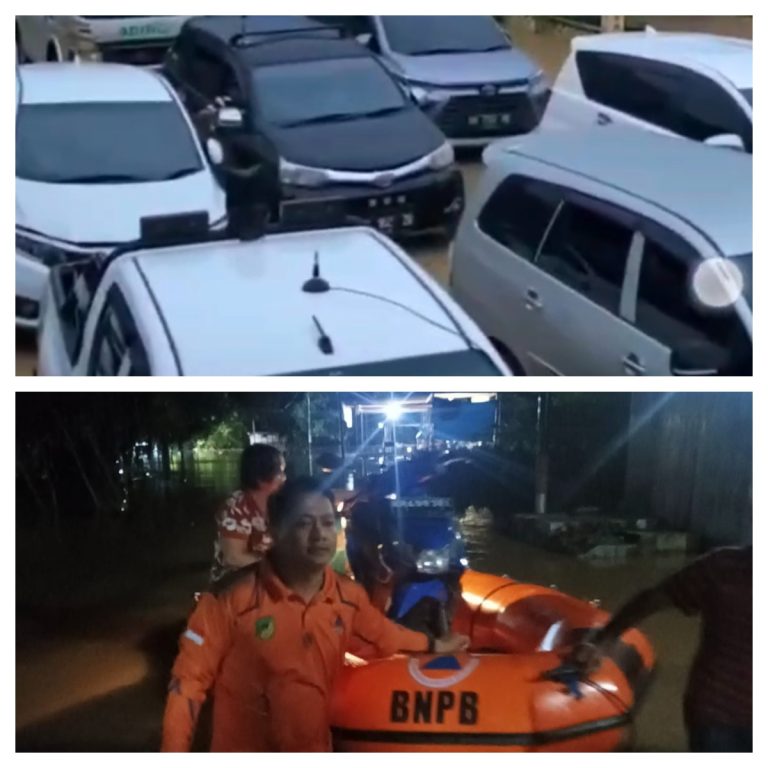 Banjir di Kandui, Jalan Nasional Terendam Air