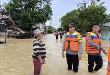 Kecamatan Gunung Timang Dikepung Banjir, 20 Titik Jalan Terendam Air