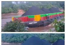 Kapal Tongkang Penuh Batu Bara Seruduk Lanting Warga di Benao Hulu, Barito Utara