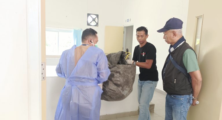 Dua Korban Meninggal Tug Boat Terbakar Dibawa ke Palangkaraya untuk tes DNA