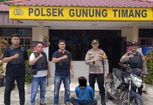 Polsek Kandui Bekuk Pencuri Sepeda Motor di Km 14 Jalan Nasional Muara Teweh – Banjarmasin