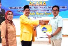 Asisten Sekda Barito Utara Resmikan SALUT Iya Mulik