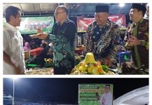 Warga Teweh Selatan Antusias Sambut Kedatangan Gogo Purman Jaya di Lapangan Bola