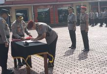 Iptu Ricky Hermawan Kasat Reskrim Polres Barito Utara, AKP Wahyu SB Kapolsek Teweh Tengah