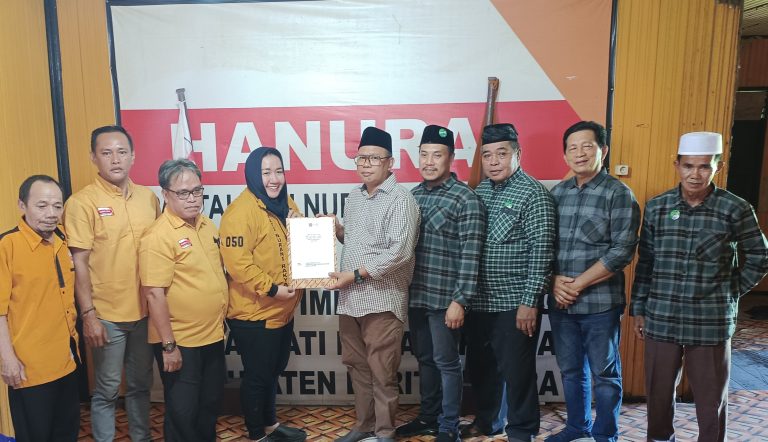 Hanura Parpol Ketujuh Tempat H Gogo Purman Jaya Daftar Jadi Calon Bupati Barito Utara