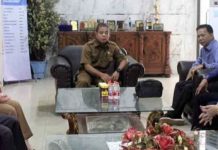 Sekretariat DPRD Barito Utara Terima Kunjungan DPRD HSU