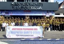 Anggota DPRD Karianto, Masuk Kontingen Pesparawi Barito Utara di Lomba Paduan Suara Pria