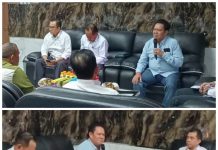 Disdik Barito Utara Berani Bikin Terobosan, Mau Berdialog dengan Tim Gogo Purman Jaya Malik Muliawan dari Tim Sahabat Gogo Purman Jaya, menyampaikan pandangannya, saat berdiskusi dan berdialog dengan pimpinan Disdik Barito Utara, Rabu (26/6/2024) pekan lalu. (Dok Suaradayak.com)