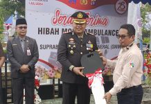 Bertepatan HUT Ke-78 Bhayangkara, Polres Barito Utara Terima Hibah Ambulans