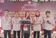 KPU Barito Utara Terima Pendaftaran Dua Bakal Paslon Bupati-Wabup