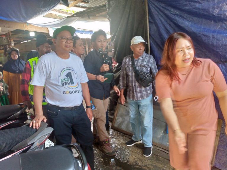 Tinggi, Antusiasme Pedagang di Dua Pasar Bertemu Pasangan Gogo Helo