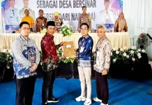 Pemkab Barut Resmikan Jangkang Baru sebagai Desa Bersih Narkotika