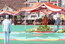 Pj Bupati Hermon Pimpin Upacara Peringatan HUT ke-22 Mura
