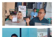 Haji Gogo dan Istri Memilih di TPS 12 Dermaga, Hendro Mencoblos di TPS 17 Jalan Cempaka Putih