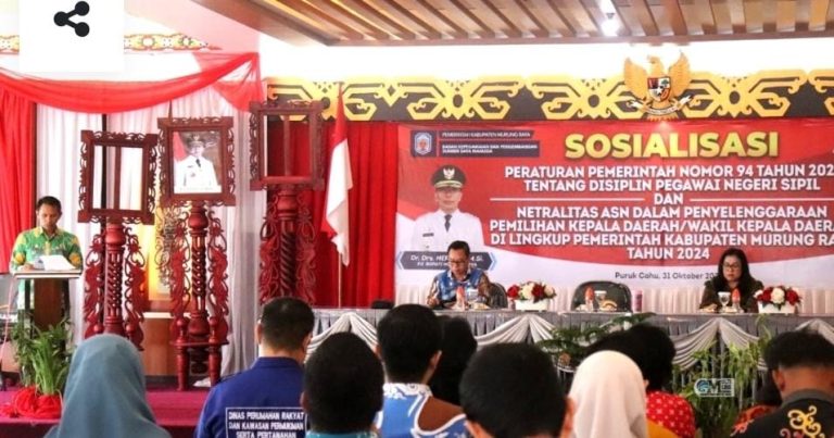 Pemkab Mura Sosialisasikan PP 94/2021