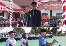 Pj Bupati Mura Pimpin Upacara Hari Guru dan Korpri