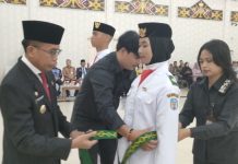Puluhan Anggota Paskibraka Murung Raya 2024 Dikukuhkan