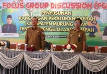 Pemkab Mura Gelar FGD Penyusunan Raperda Pengelolaan Sampah