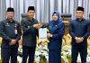 Paripurna DPRD, Pj Bupati Muhlis Sampaikan Raperda Perubahan APBD 2024 kepada Dewan
