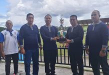 Ketua ASKAB PSSI Murung Raya, Rejikinoor Buka Turnamen Sepak Bola Liga Pelajar