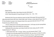 Tokoh Karendan Pasang Hompong, PT NPR Kena Somasi