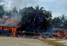 SDN 1 Malawaken di Barito Utara, Ludes Terbakar