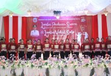 Dinas Kesehatan Murung Raya Juara Lomba Paduan Suara antar Perangkat Daerah