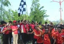 Masyarakat Murung Raya Antusias Mengikuti Jalan Sehat