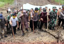 Pemkab Mura Bersama Gubernur Kalteng Penanaman Padi Gogo