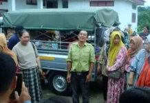DKP Mura Gerakan Pangan Murah di Kecamatan Laung Tuhup,